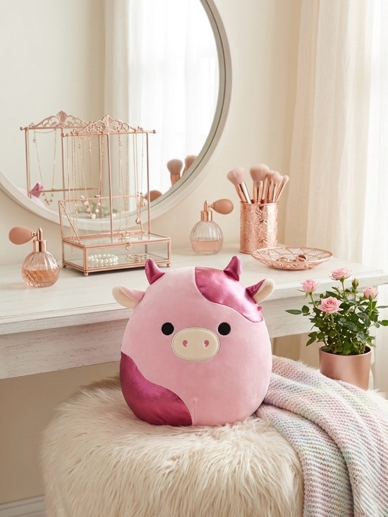Squishmallows Other - 🔴 Squishmallows 5” Patty the Cow Ulta Limited Edition Metallic Pink Rare NWT
